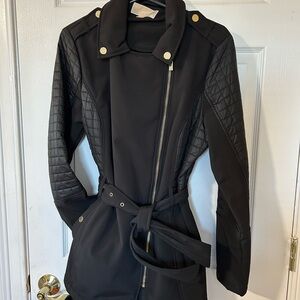 MICHAEL Michael Kors Black Jacket with Gold Accents.